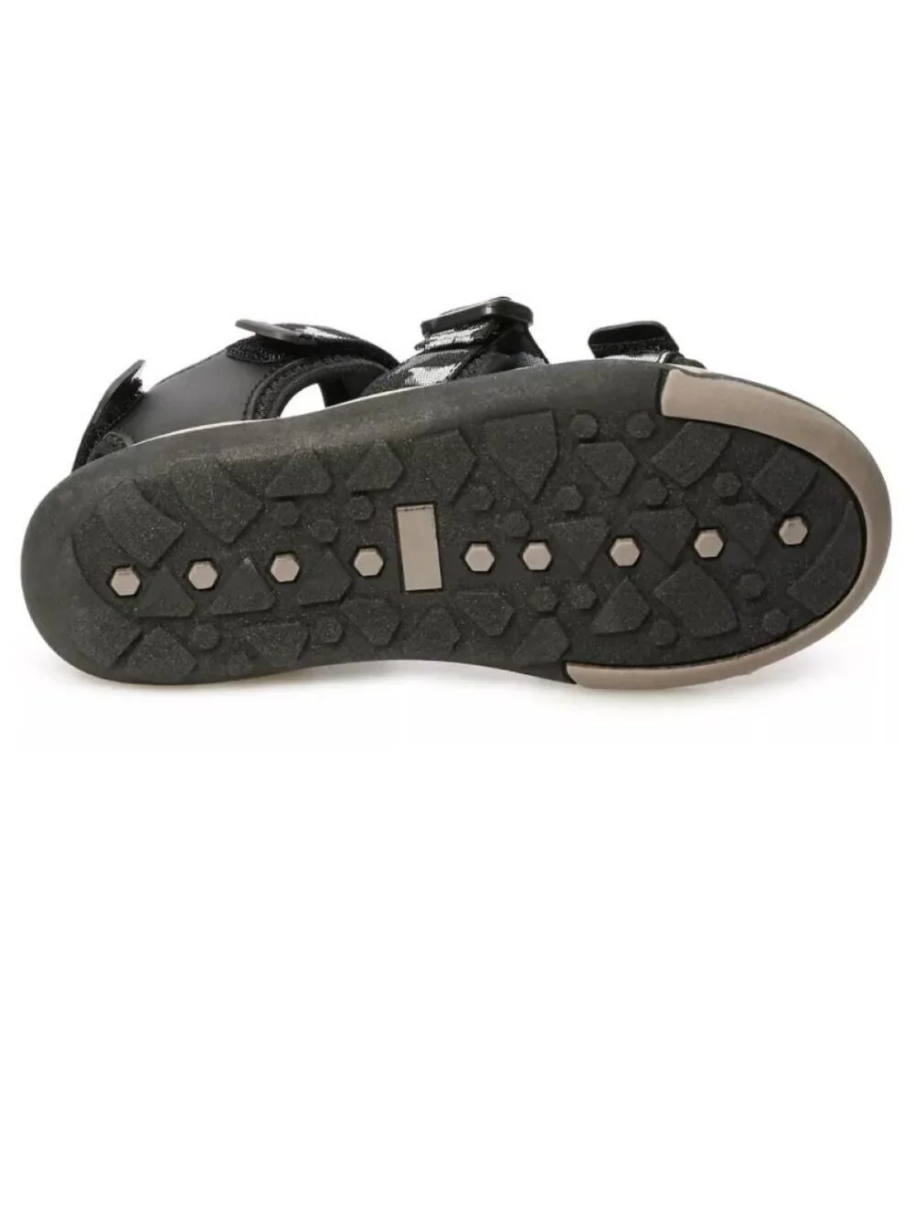 Sonoma Sandals 3 Boys Gray Camo Sport Open Toe Fx Leather Adj Straps Kids